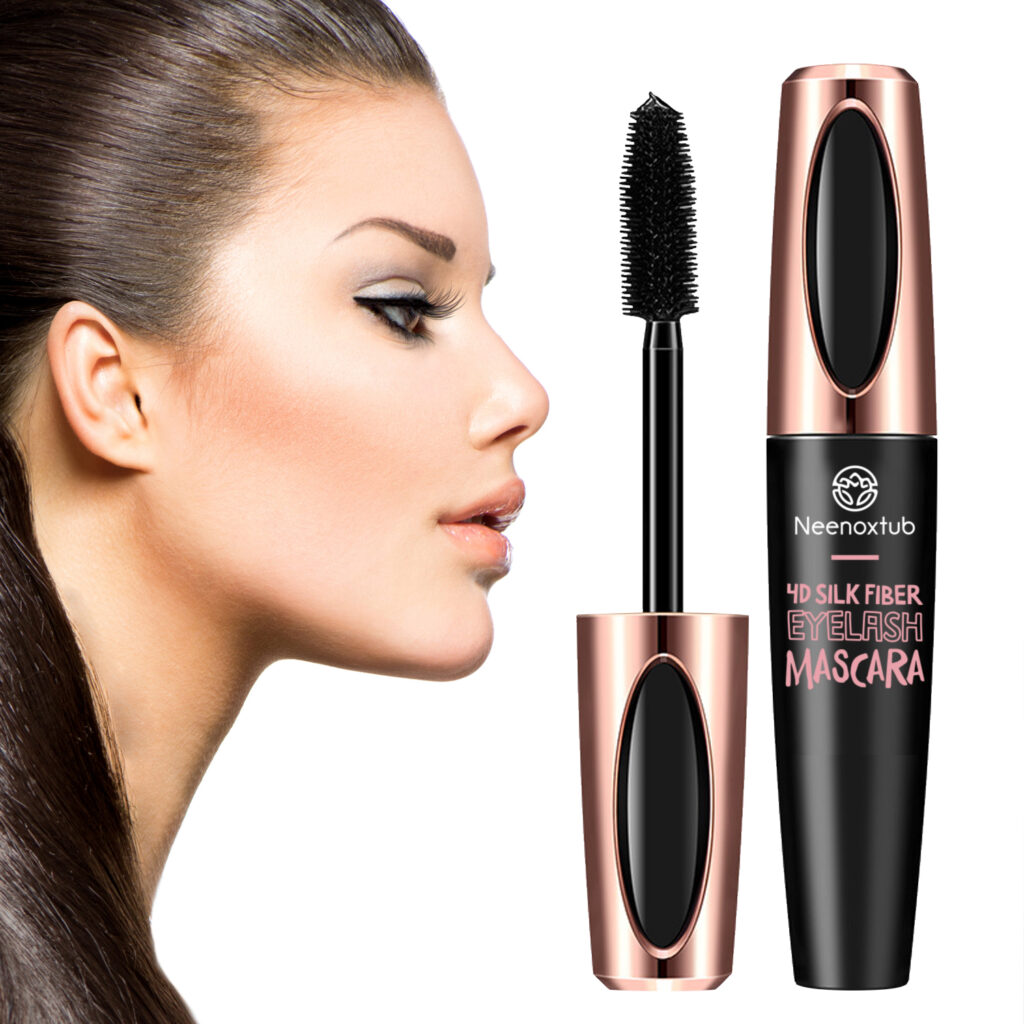 4d Silk Fiber Lash Mascara Lengthening And Thick Long Lasting Waterproof And Smudge Proof 